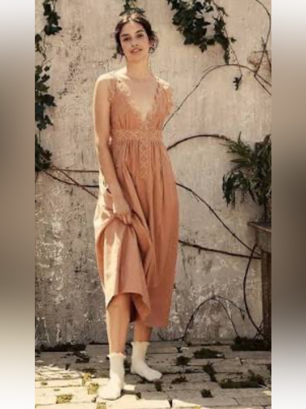 Doen Slate cotton dress size XS, maple 🍁